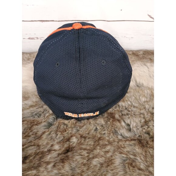 Auburn Tigers New Era 39Thirty War Eagle Stretch Fit Hat Medium-Large Navy & Ora - Picture 3 of 7